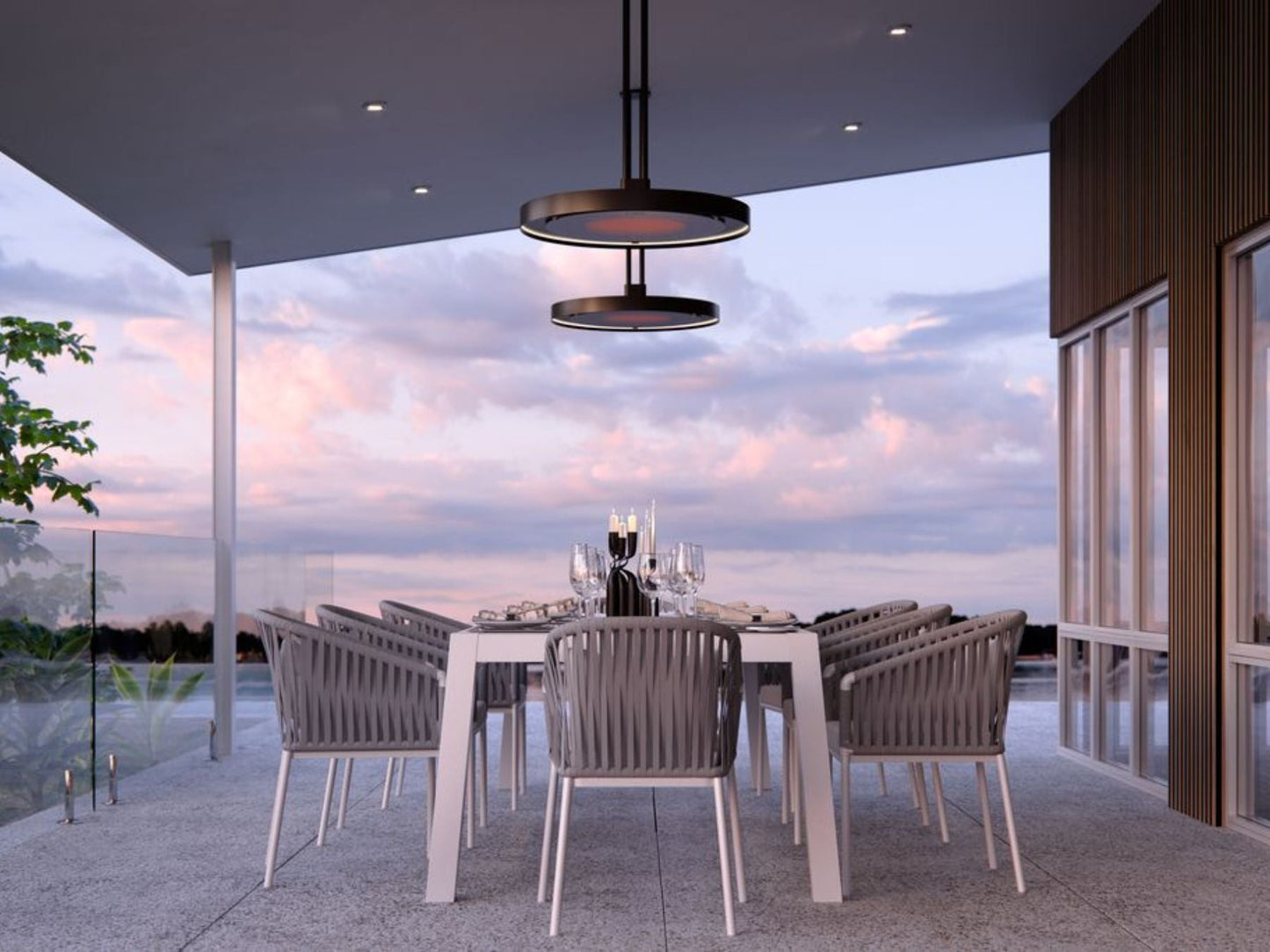 Bromic Heating Eclipse Smart-Heat 6000W Series 220-240v Black Electric Heater