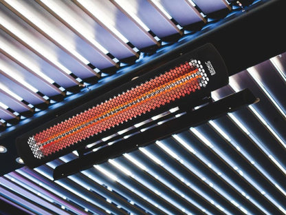 Bromic Heating Tungsten Smart-Heat 44" 6000W Series 277v Black Electric Outdoor Patio Heater