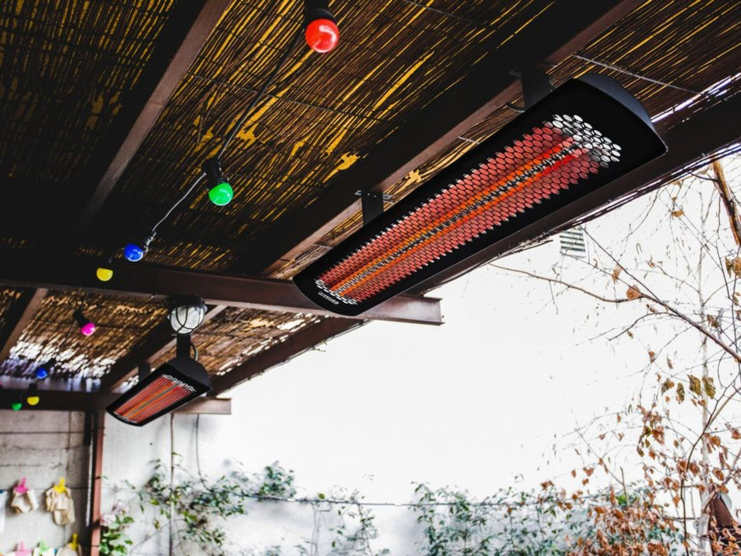 Bromic Heating Tungsten Smart-Heat 44" 2000W Series 220-240v Black Electric Outdoor Patio Heater