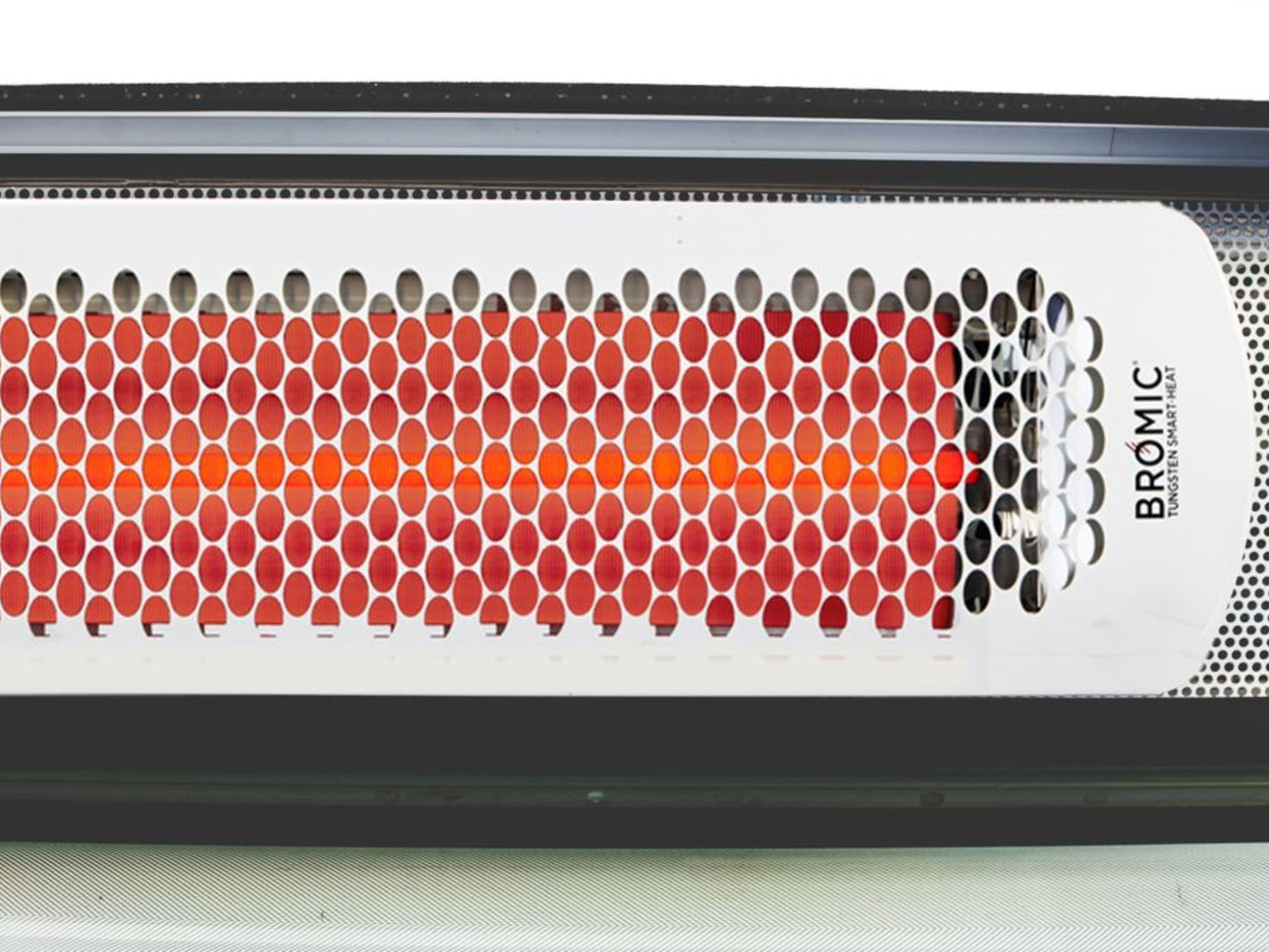 Bromic Heating Tungsten Smart-Heat 44" 4000W Series 277v White Electric Outdoor Patio Heater