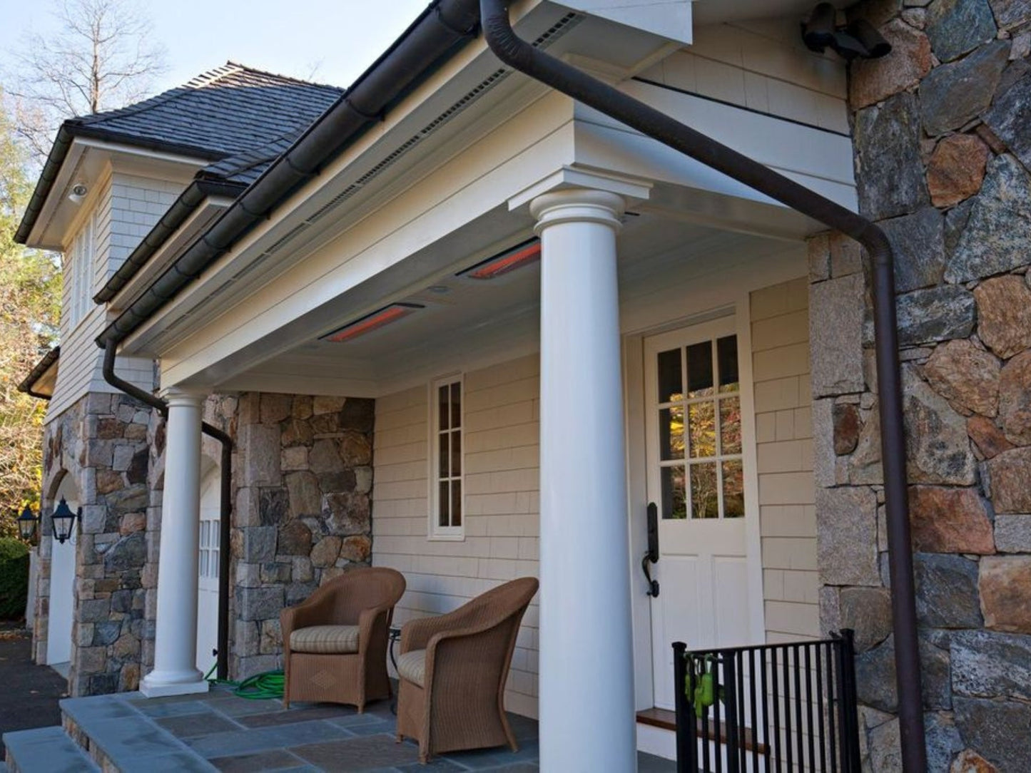 Bromic Heating Tungsten Smart-Heat 44" 6000W Series 220-240v White Electric Outdoor Patio Heater