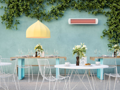 Bromic Heating Tungsten Smart-Heat 56" 6000W Series 208v White Electric Outdoor Patio Heater