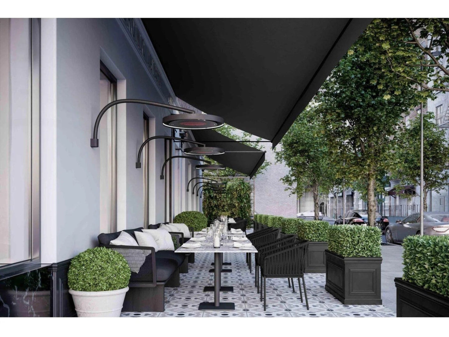 Bromic Heating Wall Mount Pole for Eclipse Smart-Heat Electric Heater