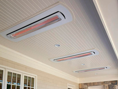 Bromic Heating White Ceiling Recess Kit for Tungsten 2000W and 4000W Electric Heater