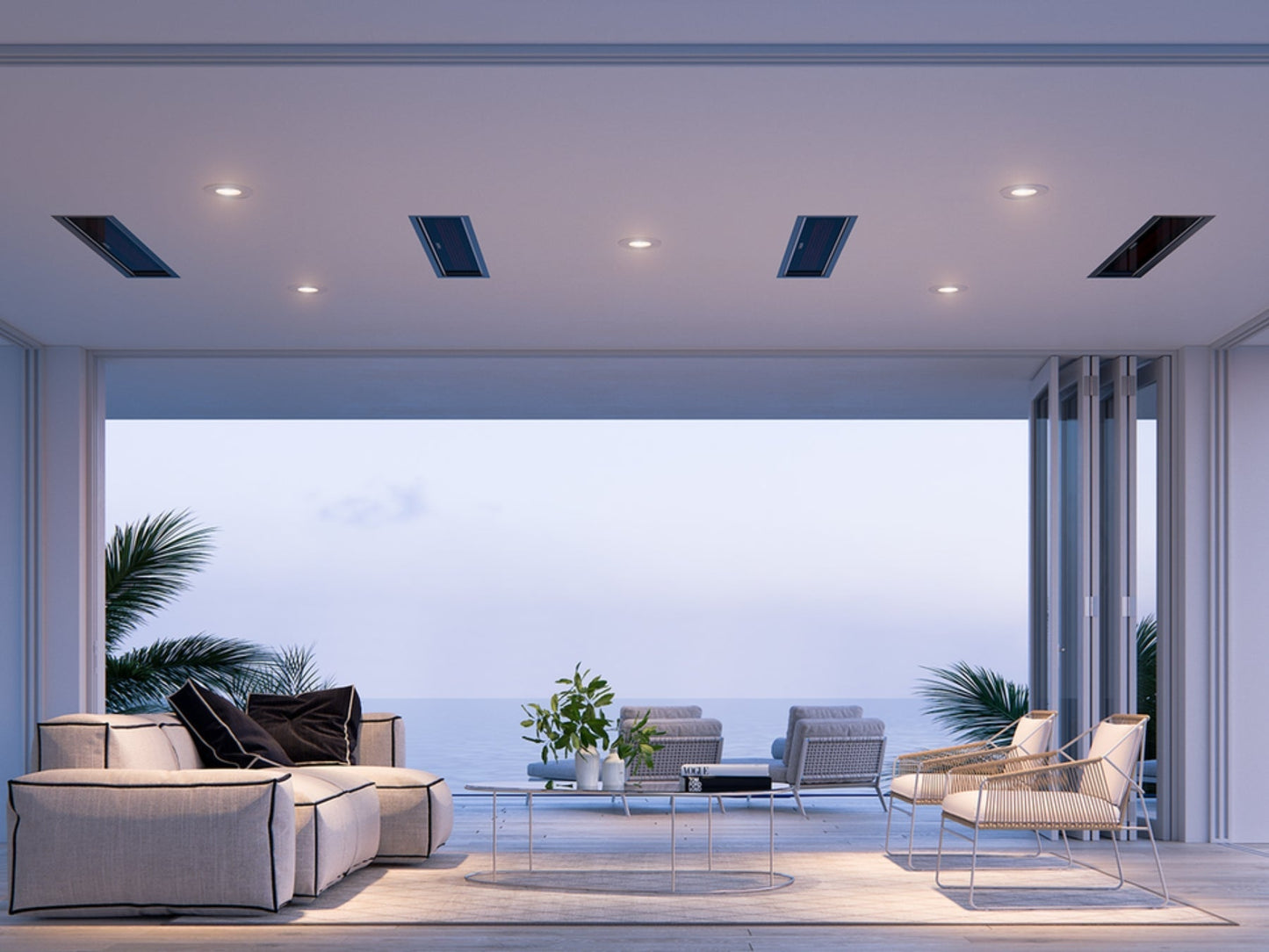 Bromic Heating Platinum Smart-Heat Black 33" 2300W Series 208v Electric Patio Heater