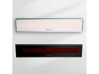 Bromic Heating Platinum Marine Smart-Heat 33" 2300W Series 220-240v White Electric Outdoor Patio Heater