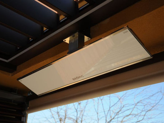 Bromic Heating Platinum Smart-Heat White 33" 2300W Series 208v Electric Patio Heater