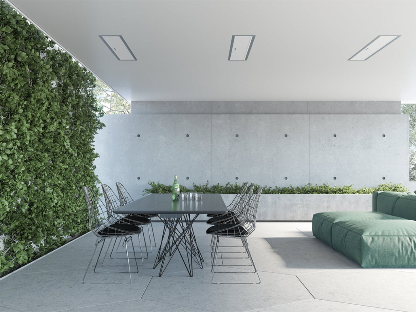 Bromic Heating Platinum Smart-Heat White 53" 4500W Series 220-240v Electric Patio Heater