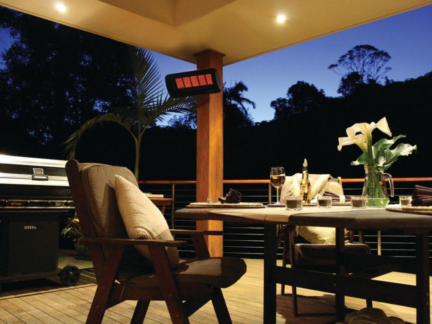 Bromic Heating Tungsten Smart-Heat 500 Series 25" Natural Gas Outdoor Patio Heater