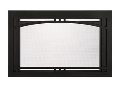 Majestic New Bronze Contemporary Arch Front for Jasper and Ruby 35" Fireplace Insert