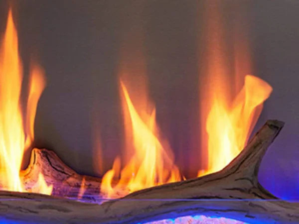 Majestic Driftwood Log Set for Lanai Outdoor Fireplace