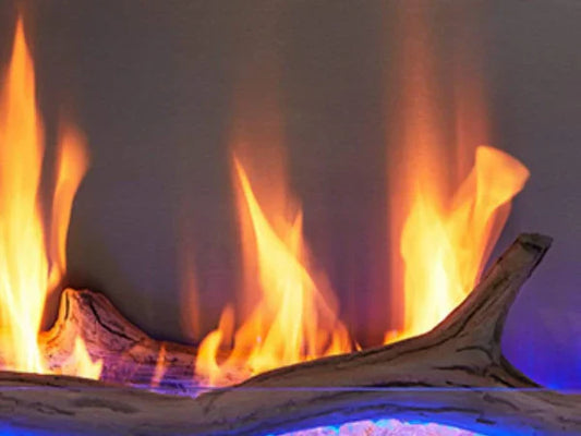 Majestic Driftwood Log Set for Lanai Outdoor Fireplace