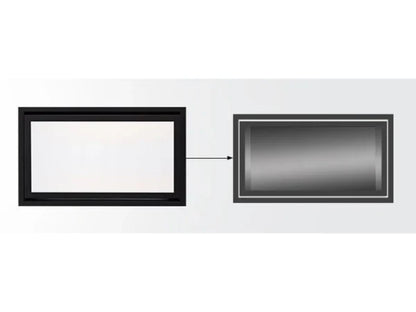 Majestic Black Clean Face Trim for Echelon || 48" Gas Fireplace