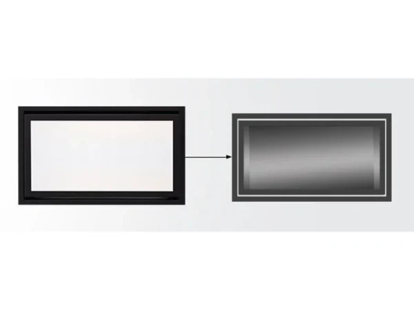 Majestic Bronze Clean Face Trim for Echelon II 48" Gas Fireplace