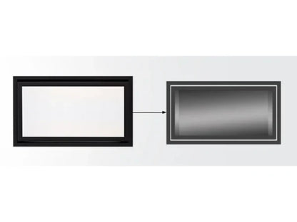 Majestic Pewter Clean Face Trim for Echelon II 72" Gas Fireplace