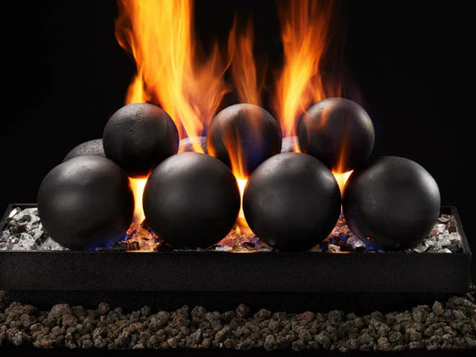Majestic Cannonballs 30" for Contemporary Gas Burner