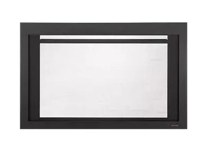 Majestic Black Clean Screen Front for Jasper, Ruby and Trilliant 35" Gas Fireplace Inserts