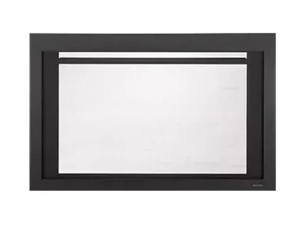 Majestic Black Clean Screen Front for Jasper, Ruby and Trilliant 30" Gas Fireplace Inserts
