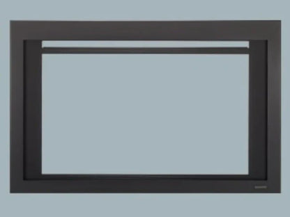 Majestic Black Clean Screen Front for Jasper, Ruby and Trilliant 25" Gas Fireplace Inserts