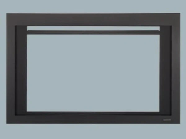 Majestic Black Clean Screen Front for Jasper, Ruby and Trilliant 35" Gas Fireplace Inserts