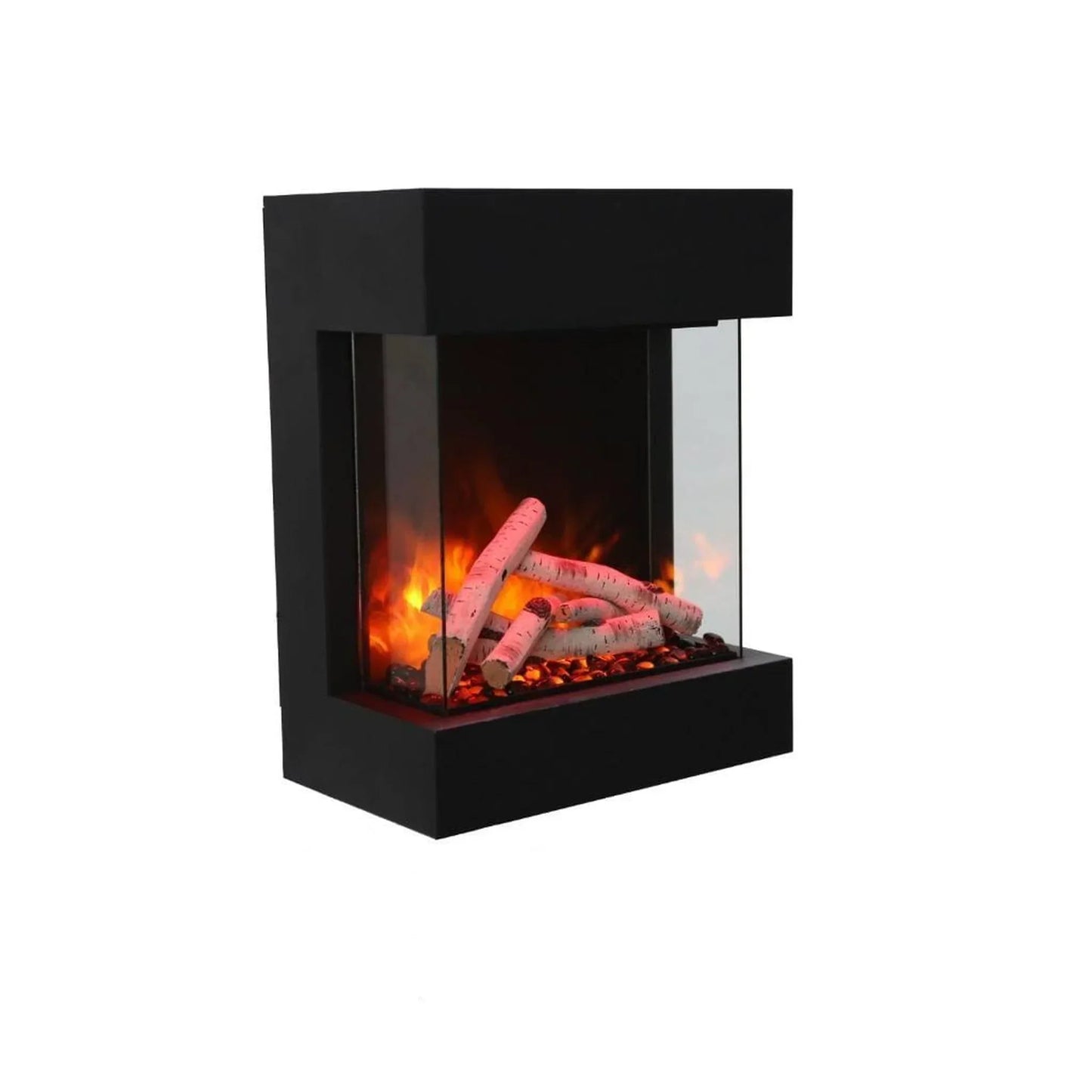 Amantii CUBE 20" Lumina Wall Mounted Built-in Smart Electric Fireplace | CUBE-2025WM-LUMINA