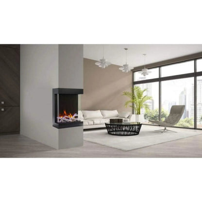 Amantii CUBE 20" Lumina Wall Mounted Built-in Smart Electric Fireplace | CUBE-2025WM-LUMINA