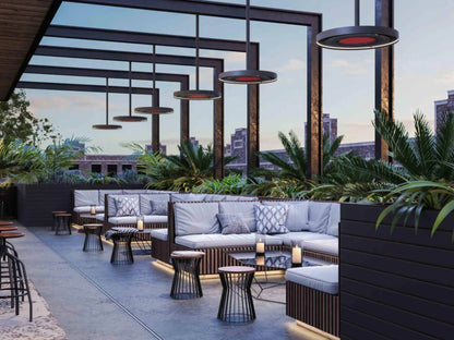 Bromic Heating 48" Straight Ceiling Pole for Eclipse Smart-Heat Electric Heater