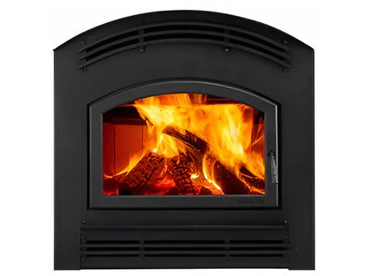 Majestic Classic Black Forged Arch Front for Pioneer III Wood Burning Fireplace