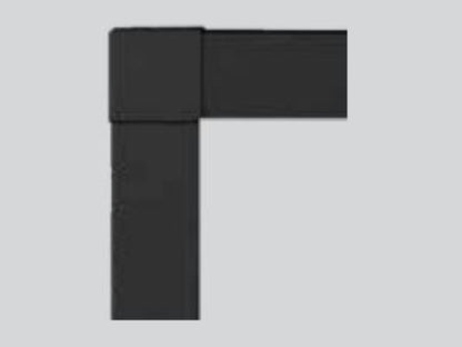 Monessen Artisan 60" Contemporary Satin Black Front