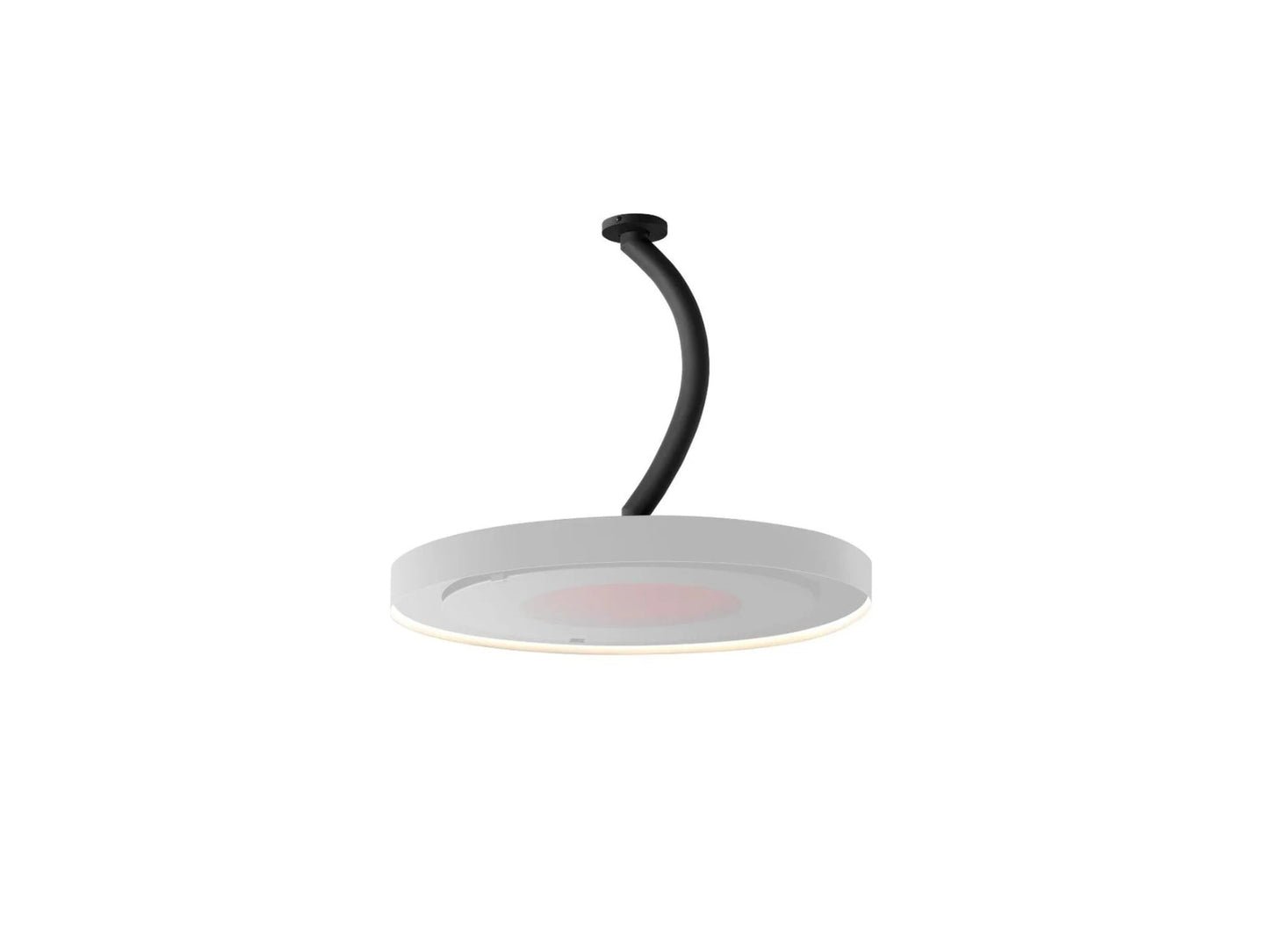 Bromic Heating 24" Curved Ceiling Pole for Eclipse Smart-Heat Electric Heater