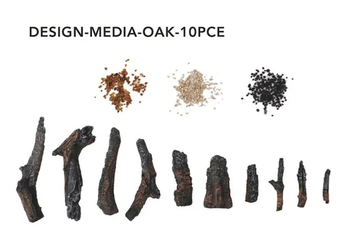 Amantii 24" Wall Mount or Built-In Indoor Outdoor Smart Electric Fireplace | WM-BI-2428-VLR-BG