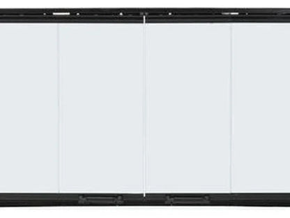 Majestic Original Bi-Fold Glass Doors with Black Trim for Royalton and Reveal 36" Fireplaces