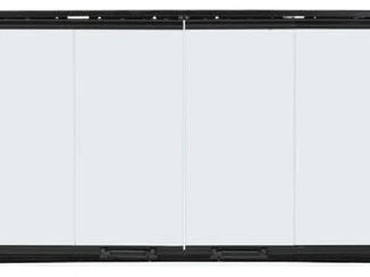 Majestic Original Bi-Fold Glass Doors with Stainless Steel Trim for Royalton and Reveal 42" Fireplaces