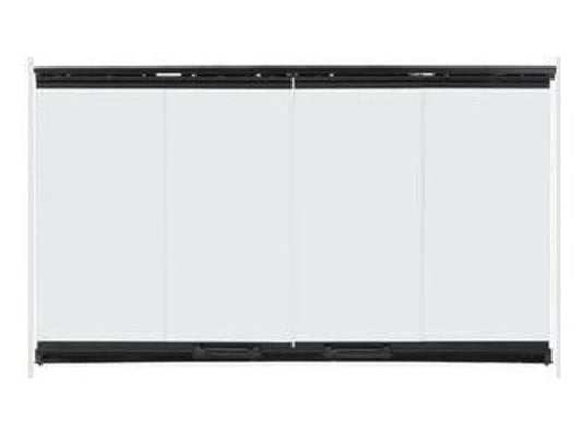 Majestic Original Bi-Fold Glass Doors with Black Trim