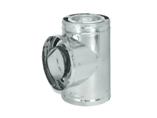 Majestic DuraPlus 6" Galvanized Steel Tee with Cap