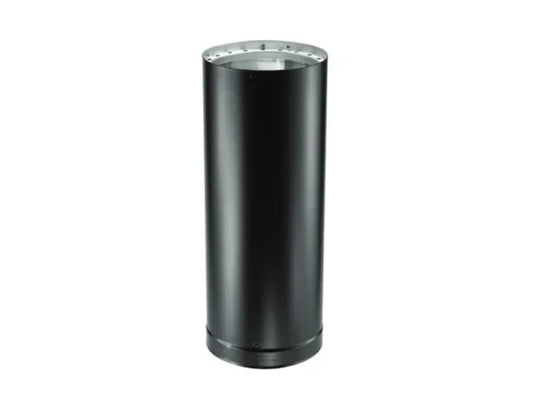 Majestic DV-6DVL-12 DVL 6" x 12" Black Double-Wall Pipe