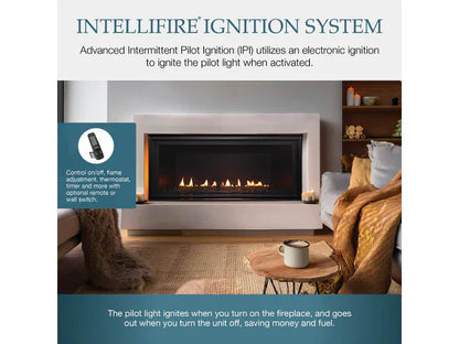 Majestic DVLINEAR36 36" Contemporary Direct Vent Gas Fireplace with IntelliFire Ignition