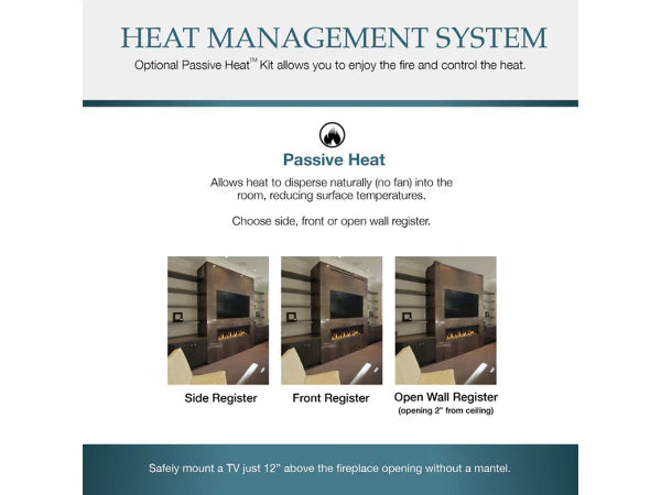 Majestic DVLINEAR36 36" Contemporary Direct Vent Gas Fireplace with IntelliFire Ignition