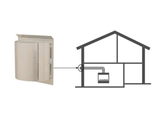 Majestic DVP 12" Horizontal Horizontal High-Performance Termination Cap