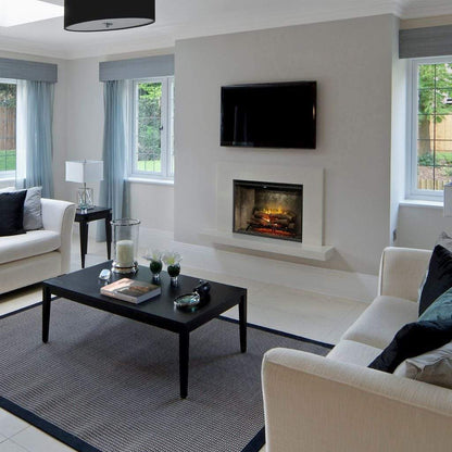 Dimplex Revillusion Herringbone 36" Built-In Electric Firebox W/ Single Pane Glass & Plug Kit - 500002400