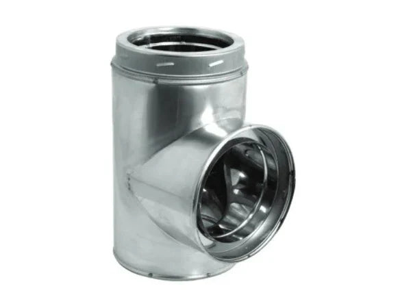 Majestic DV-6DT-STSS DuraTech 6" Standard Galvalume Tee with Cap