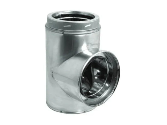 Majestic DV-6DT-ST DuraTech 6" Standard Galvalume Tee with Cap