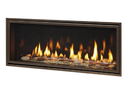 Majestic Echelon 72" Linear Contemporary Direct Vent Natural Gas Fireplace with IntelliFire Touch Ignition System