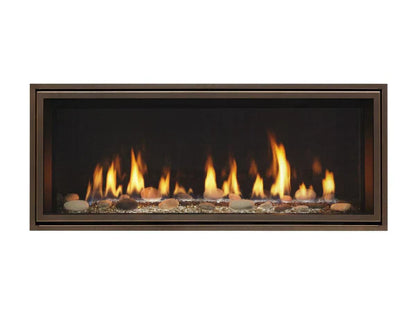 Majestic Echelon 48" Linear Contemporary Direct Vent Natural Gas Fireplace with IntelliFire Touch Ignition System