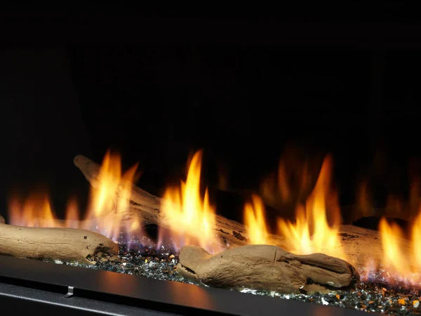 Majestic Echelon 48" Linear Contemporary Direct Vent Natural Gas Fireplace with IntelliFire Touch Ignition System