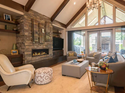 Majestic Echelon 60" Linear Contemporary Direct Vent Natural Gas Fireplace with IntelliFire Touch Ignition System