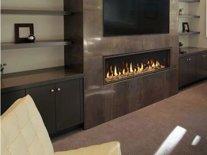Majestic Echelon 48" Linear Contemporary Direct Vent Natural Gas Fireplace with IntelliFire Touch Ignition System