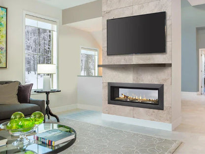 Majestic Echelon See-Through 36" Linear Contemporary Direct Vent Natural Gas Fireplace with IntelliFire Touch Ignition System