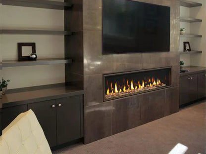 Majestic Echelon See-Through 36" Linear Contemporary Direct Vent Natural Gas Fireplace with IntelliFire Touch Ignition System