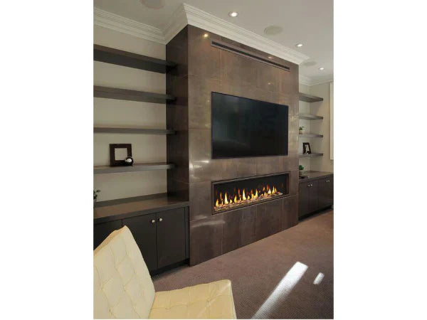 Majestic Echelon See-Through 36" Linear Contemporary Direct Vent Natural Gas Fireplace with IntelliFire Touch Ignition System